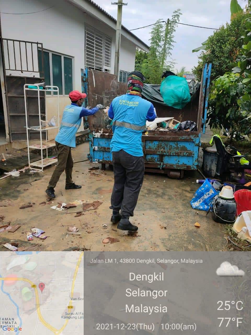 KDEB Waste Management - PEMBERSIHAN PASCA BANJIR DI NEGERI SELANGOR
