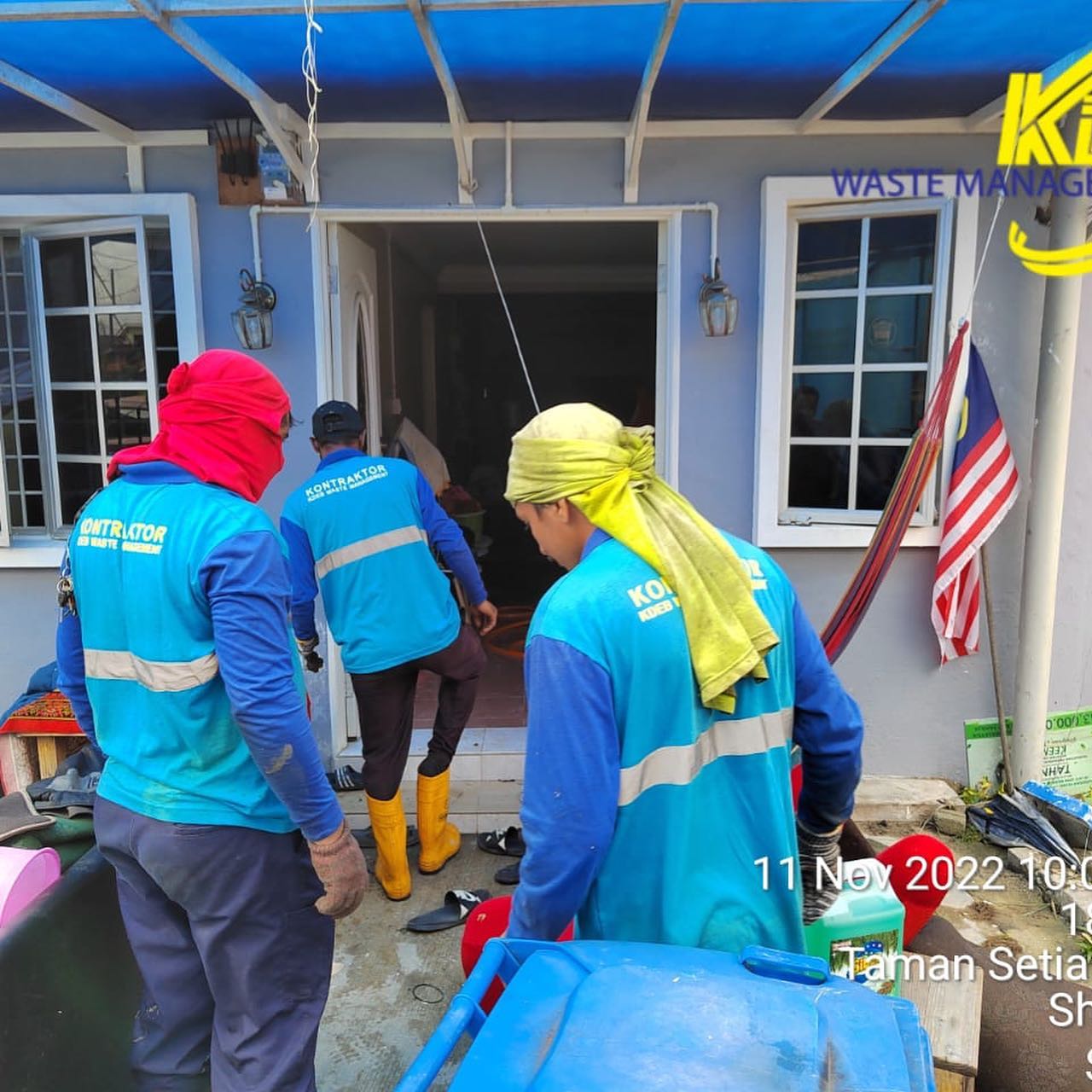 KDEB Waste Management - PEMBERSIHAN BANJIR KILAT - KAWASAN SHAH ALAM